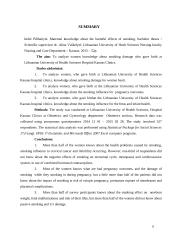 Gimdyvių žinios apie rūkymo žalą 4 puslapis