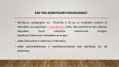 M. Montesori filosofinės ir pedagoginės pažiūros  2 puslapis