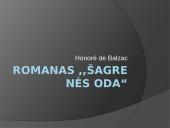 Romanas ,,Šagrenės oda“