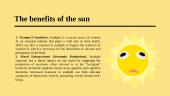 How can the sun benefit and harm us? 4 puslapis