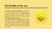 How can the sun benefit and harm us? 5 puslapis