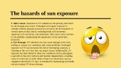 How can the sun benefit and harm us? 7 puslapis