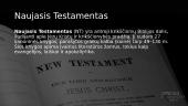 Senasis ir Naujasis testamentai (skaidrės) 5 puslapis