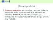 Finansų mokslo istorinė raida (pristatymas) 2 puslapis
