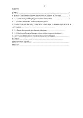 Žemės ūkio produktų eksporto skatinimas Europos sąjungoje ir Lietuvoje 2 puslapis