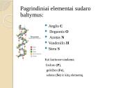 Baltymų sudėtis, gavimas, skirstymas, struktūros ir funkcijos 4 puslapis