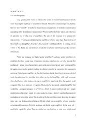 Analogue and Digital Guitar amplifiers Jonas Pakutka 2 puslapis