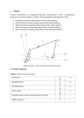 Svirtinio mechanizmo kinematinių ir jėgų charakteristikų nustatymas (ataskaita) 2 puslapis