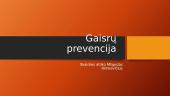 Gaisrų prevencija