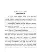 Žmogaus socializavimas. Socialinės pedagogikos reikšmė žmogaus socializacijai 8 puslapis