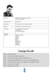 Dž. Orvelas. „Gyvulių ūkis“  analizė