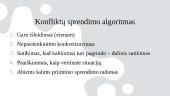 Konfliktai ir jų sprendimas. Skaidrės 8 puslapis
