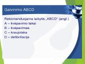 Pirmoji pagalba (skaidrės) 13 puslapis