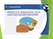 Pirmoji pagalba (skaidrės) 18 puslapis