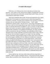 Ar mylėti reikia drąsos? Rašinys