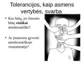 Tolerancija (skaidrės) 8 puslapis