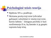 Teisės samprata, pagrindiniai požymiai, funkcijos ir principai. Teisinės būties lygmenys 6 puslapis
