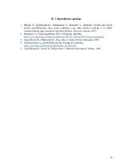 Ūkyje laikomų (planuojamų laikyti) triušių veislių  charakteristika, jų biologiniai ir ūkiniai ypatumai, vykdoma jų atranka ir veisimo metodai 9 puslapis