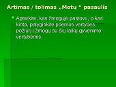 Veikėjų sistema K. Donelaičio poemoje „Metai“ 9 puslapis
