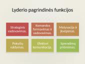 Lyderio vaidmuo organizacijoje 3 puslapis