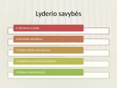Lyderio vaidmuo organizacijoje 5 puslapis