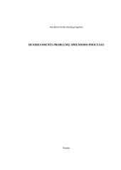 Sodininkų bendruomenės problemų sprendimo procesas