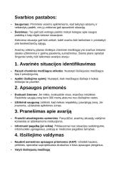 Avarinių veiksmų planas, kai įrankiai krenta iš aukščio 5 puslapis