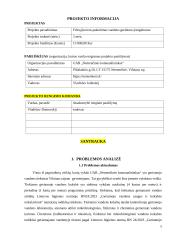 Projektų valdymas. Filtrų įkrovos pakeitimas vandens gerinimo įrenginiuose 4 puslapis