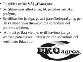 Ekologinio žemės ūkio taisyklės ir sertifikavimas  3 puslapis