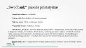 ,,Swedbank” įmonės konkurencinės aplinkos analizė. Skaidrės 6 puslapis