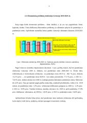 Ekonomikos problemos Lietuvoje 2019 - 2021 m. 8 puslapis