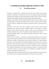 Užsienio investicijų statistinė analizė 2 puslapis