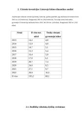 Užsienio investicijų statistinė analizė 6 puslapis