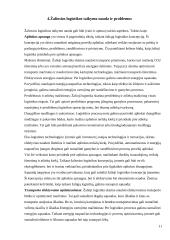 Žaliosios logistikos koncepcijos įgyvendinimas 10 puslapis