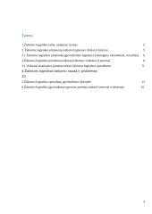 Žaliosios logistikos koncepcijos įgyvendinimas 3 puslapis