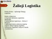 Skaidrės. Žaliosios logistikos koncepcijos įgyvendinimas 3 puslapis