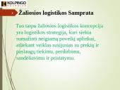 Skaidrės. Žaliosios logistikos koncepcijos įgyvendinimas 5 puslapis