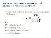 Laiko veiksnys finansiniuose skaičiavimuose 15 puslapis