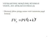 Laiko veiksnys finansiniuose skaičiavimuose 9 puslapis