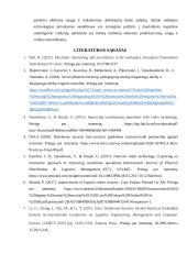 Vaizdo stebėjimo kameros sandėliuose (logistikos savarankiškas darbas) 6 puslapis