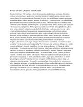 Bronius Krivickas ,,Partizano mirtis“ analizė