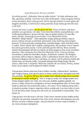 Kaip reikėtų gyventi: dėl savęs ar dėl kitų?