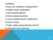 Fizikos skaidrės apie vandens transportą 2 puslapis