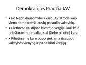 JAV kelias į pasaulio galybę (skaidrės)