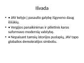 JAV kelias į pasaulio galybę (skaidrės) 12 puslapis