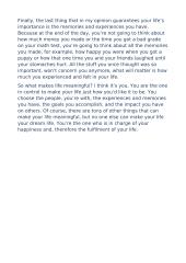 What makes life meaningful to you? 2 puslapis