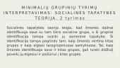 H. Taifel minimalių grupių tyrimai 14 puslapis