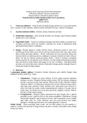 Kaip literatūra padeda žmogui pažinti save ir gyvenimą  aplink save? Išplėstinis planas