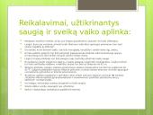 Saugi ir sveika vaiko aplinka