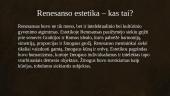 Renesanso estetikos bruožai (skaidrės) 3 puslapis